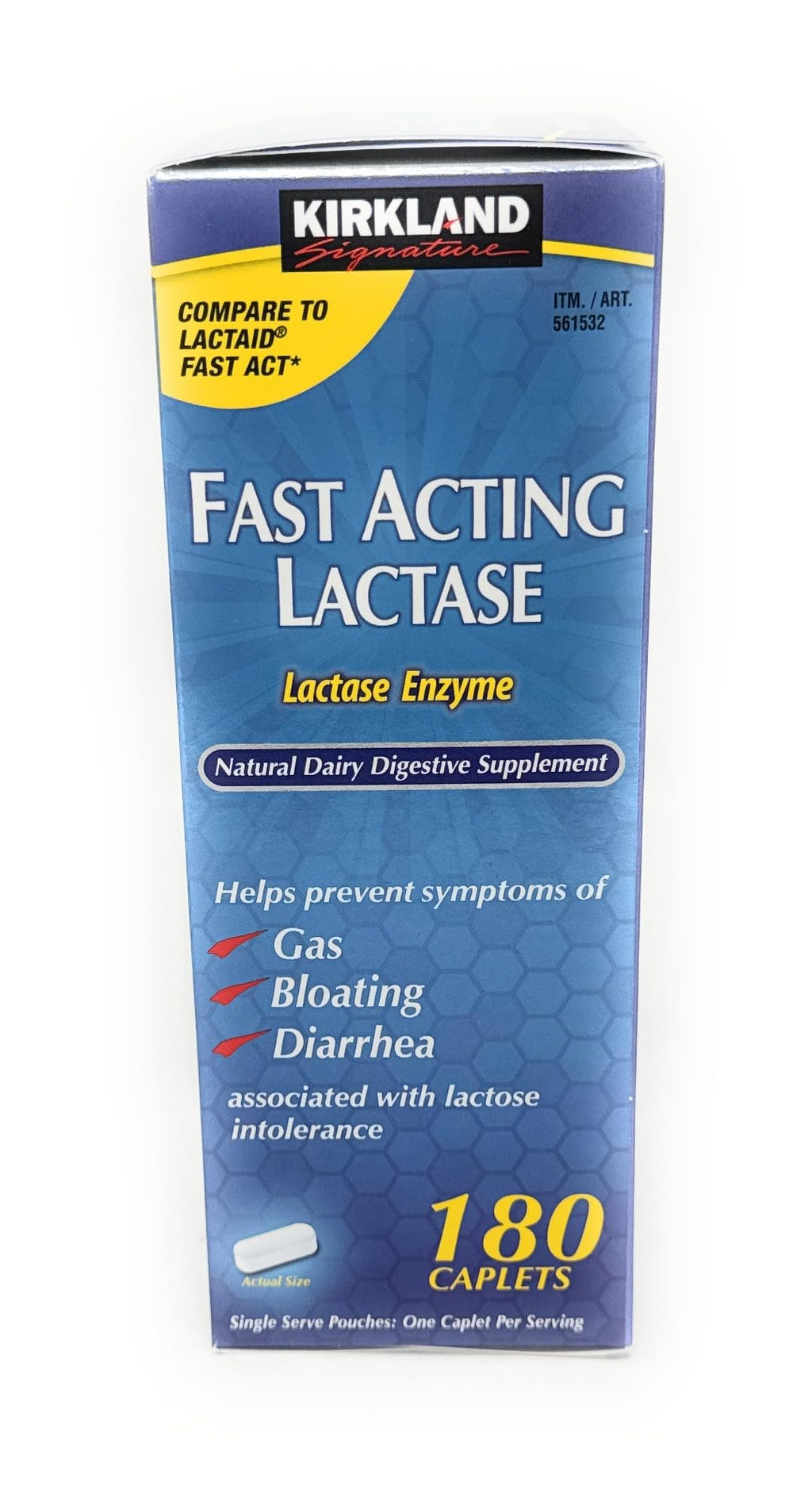 Fast Acting Lactase 180 Caplets H652