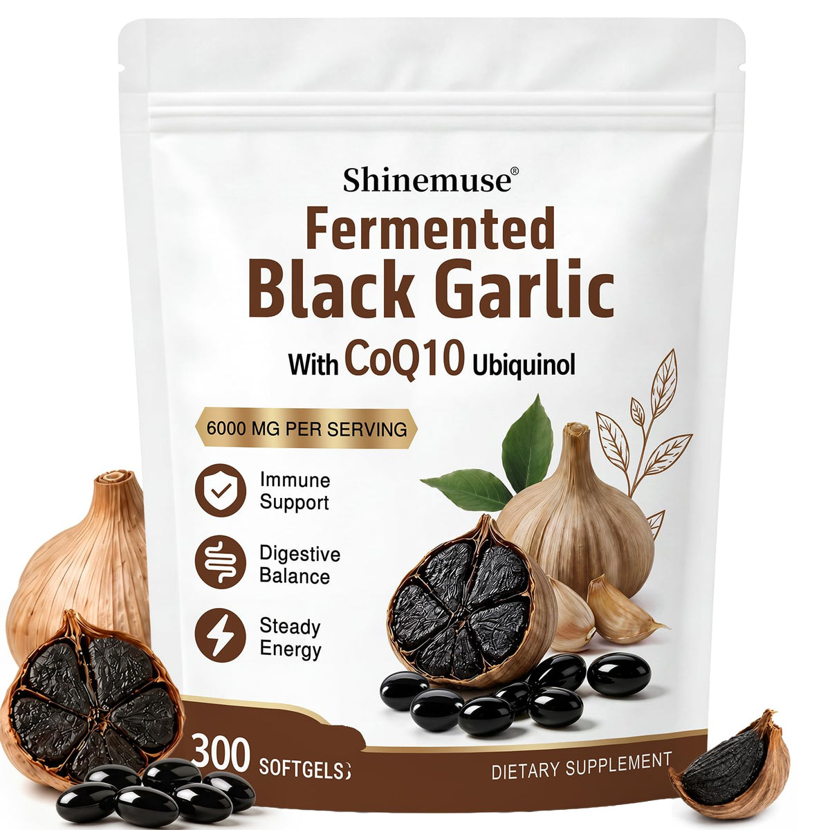 Black Garlic Extract 300 Softgels H95813
