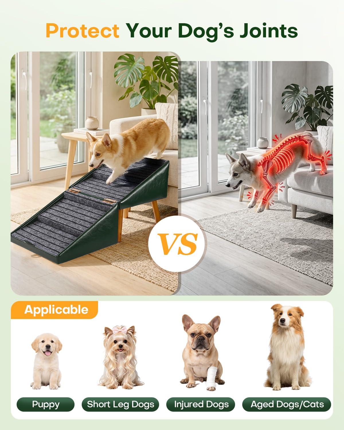 Foldable Dog Stairs and Ottoman J4795