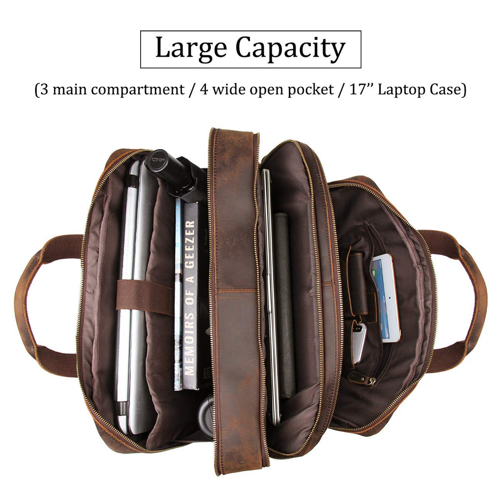 Genuine Leather Briefcase E9231