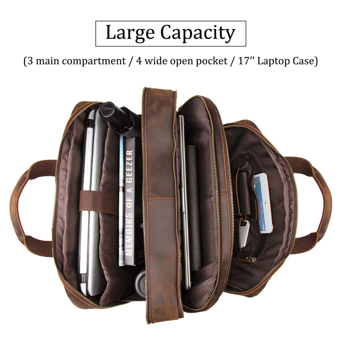 Genuine Leather Briefcase E9231