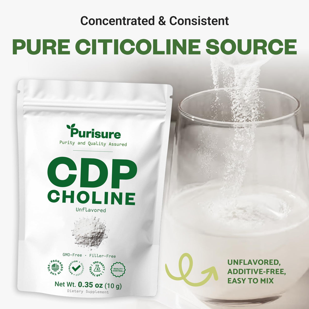 CDP Choline Powder 10g 40 Servings N437