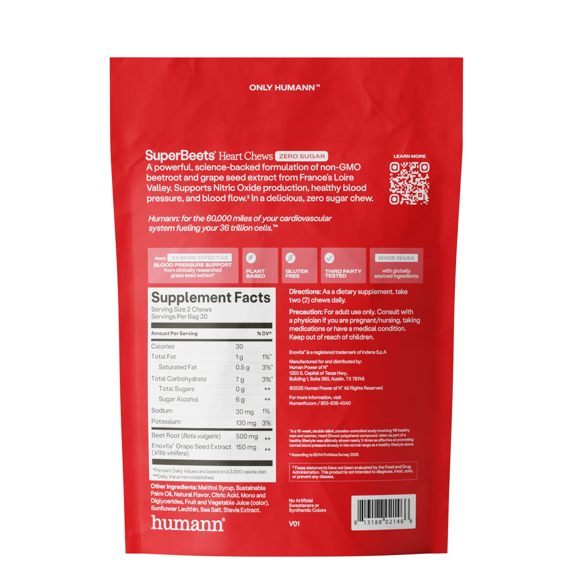 Pomegranate Berry Flavor 60 Ct Chews M767