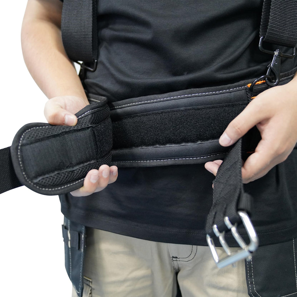 Heavy Duty Polyester Padded Tool Belt, Black T46958