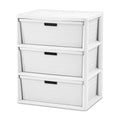 White 3 Drawer Storage Unit L29740