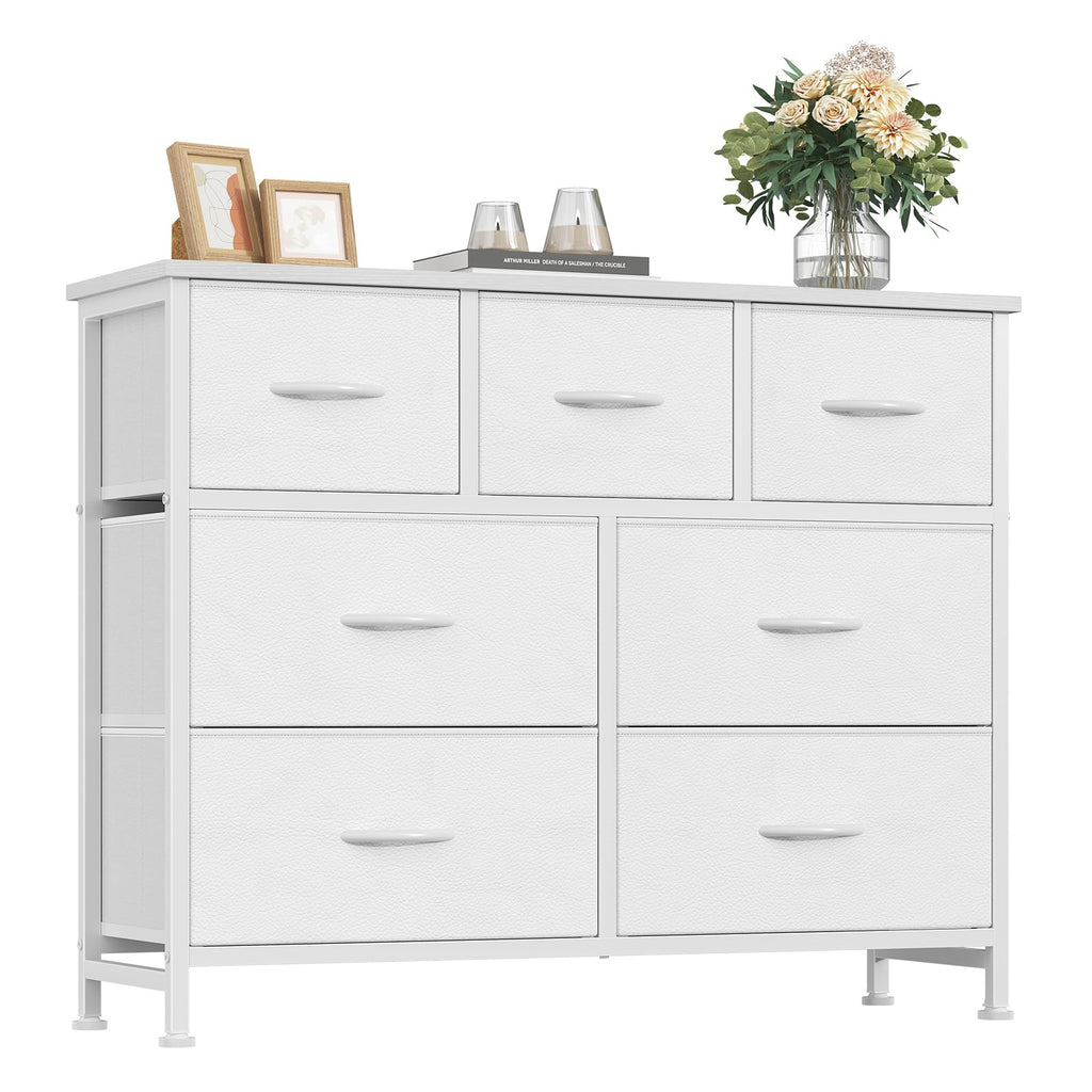 Fabric 7 Drawer Dresser D337224