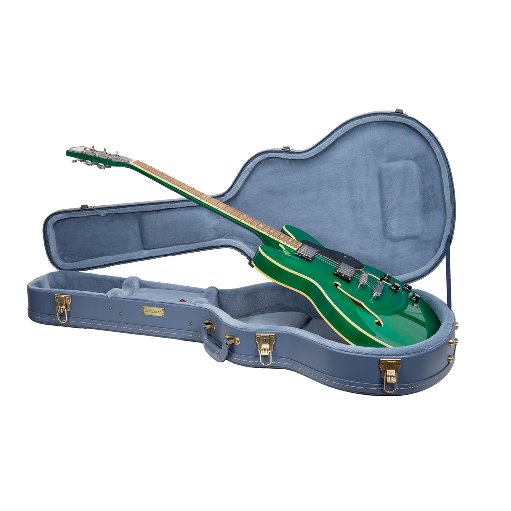 Smoke Blue Guitar Case for Semi-Hollow Electric Guitars X96978