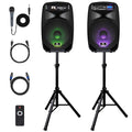 Portable 15-Inch 2000 Watt 2-Way Powered PA Speaker System O8119