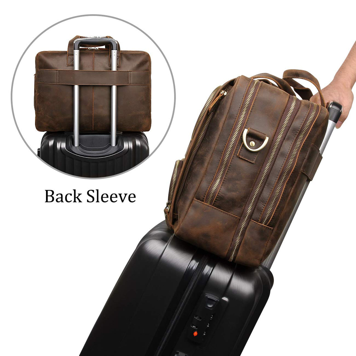 Genuine Leather Briefcase E9231