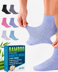 Bamboo Viscose Diabetic Socks 6 Pairs T7758