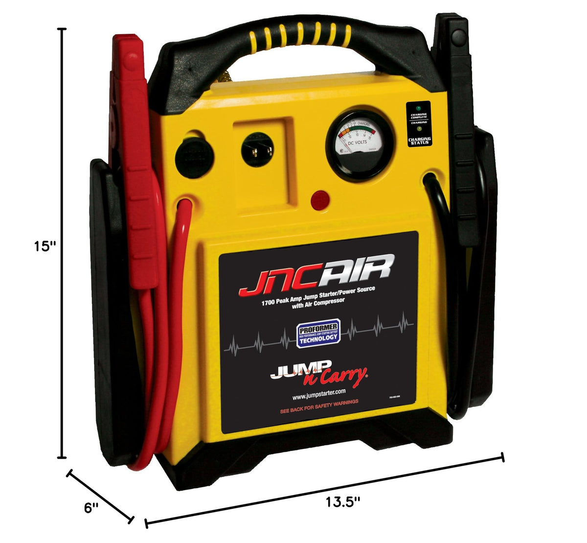1700 Peak Amp Jump Starter with Air Compressor I2947