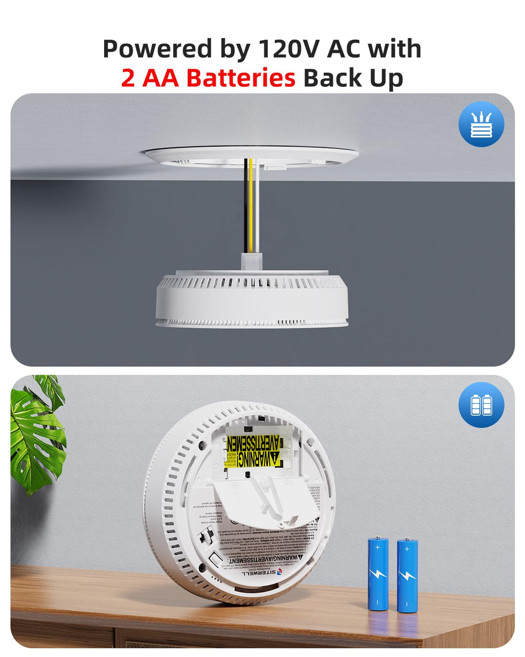 Smoke & CO Detector U168