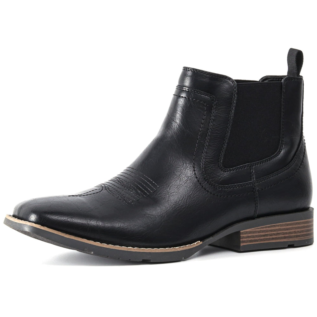 Cowboy Boots Square Toe Ankle Boots F933