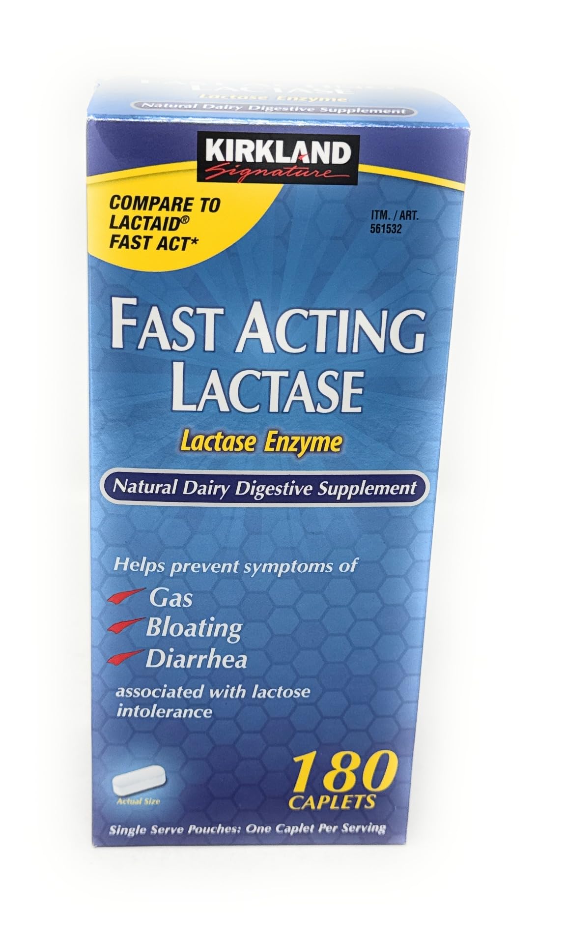Fast Acting Lactase 180 Caplets H652
