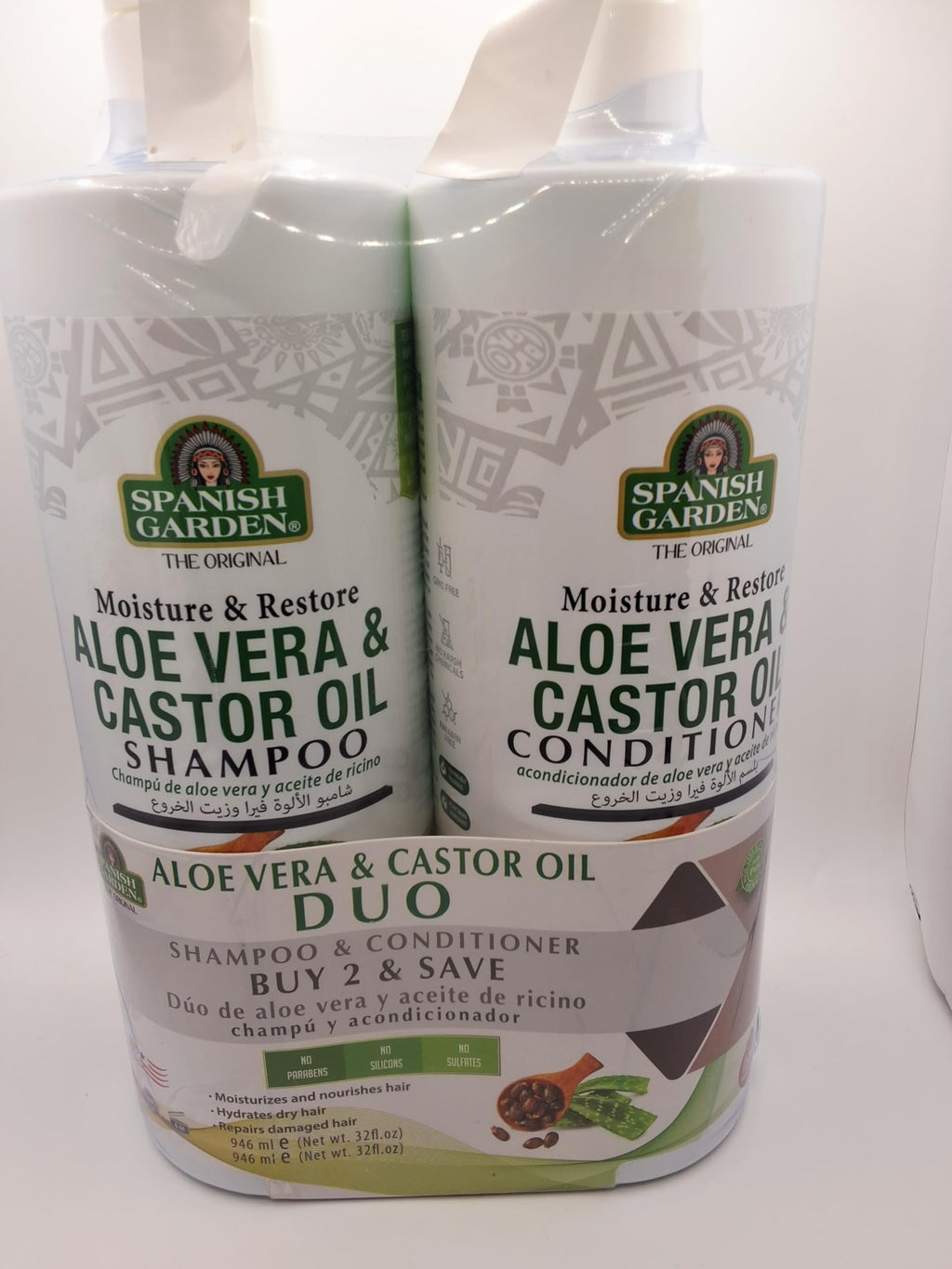 Aloe Vera & Castor Oil Shampoo and Conditioner Set F176