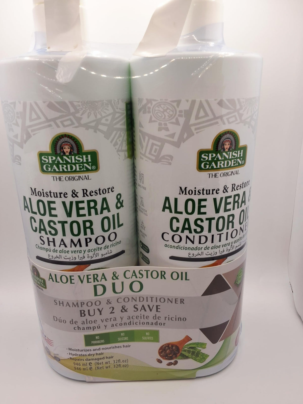 Aloe Vera & Castor Oil Shampoo and Conditioner Set F176