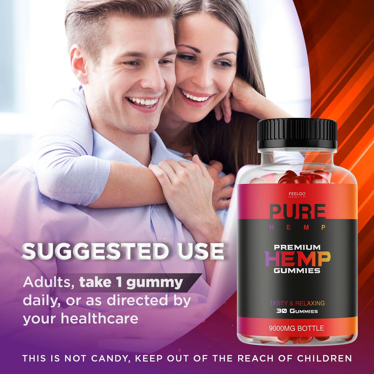 2 Pack Hemp Gummies 300 MG H24371