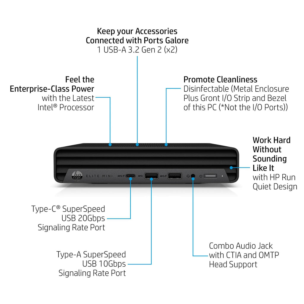 Mini PC Desktop Computer, Intel Core i5-14500, 16GB DDR5 RAM, 512GB SSD, Keyboard & Mouse Included, Windows 11 Pro J23051