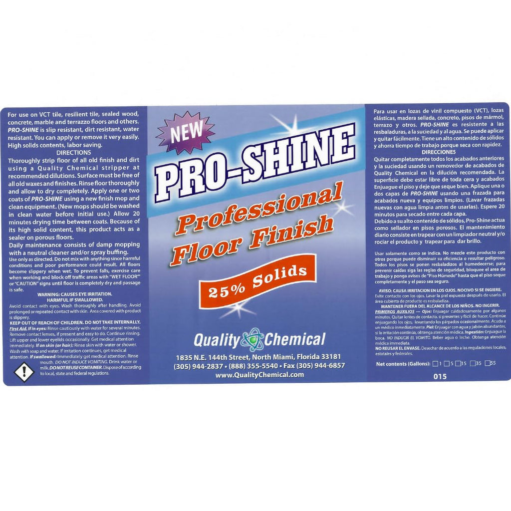Wet-Look Floor Finish Wax 128 oz G62225