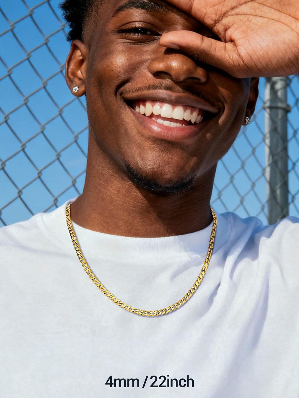 316L Stainless Steel Cuban Link Chain Necklaces H240409