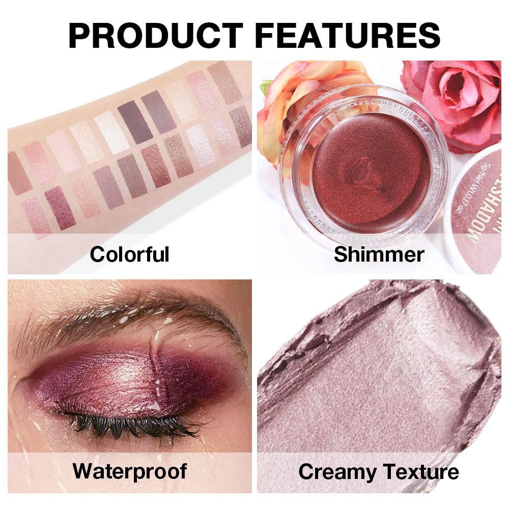 Single Cream Eye Shadow Palette U1764