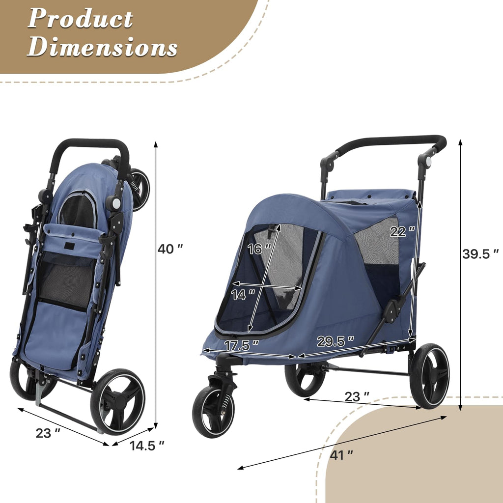 Blue Pet Stroller Z970733