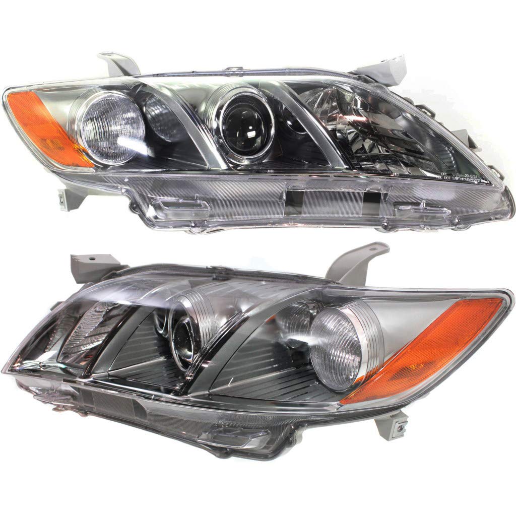Toyota Camry Headlight 2007 2008 2009 Driver and Passenger Side Pair Set X601978
