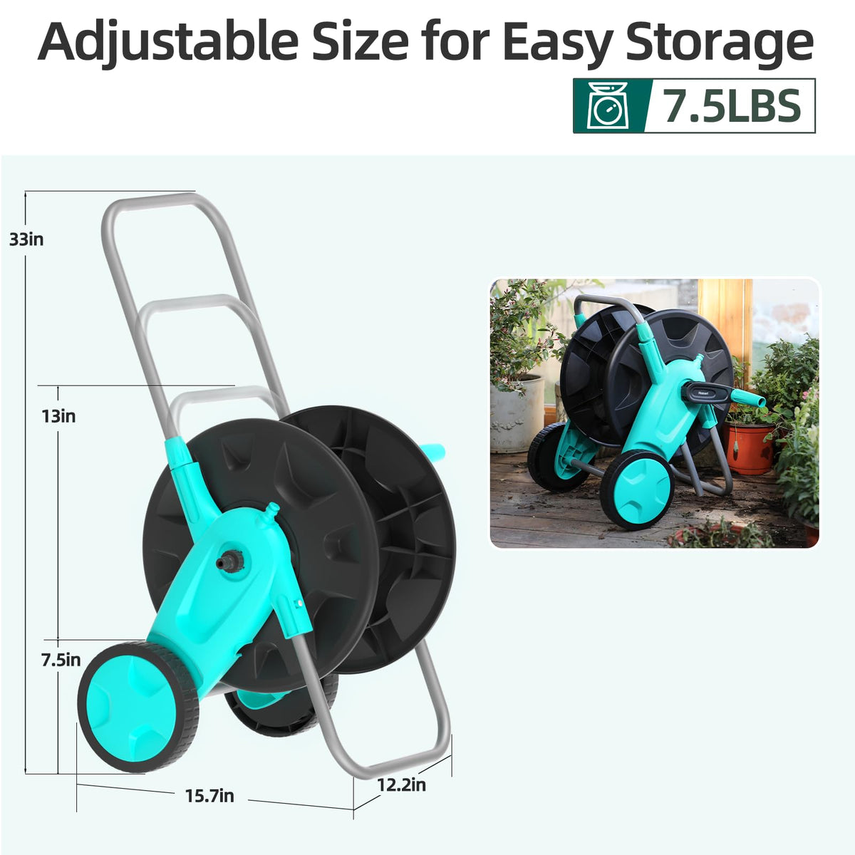 Garden Hose Reel Cart R705323