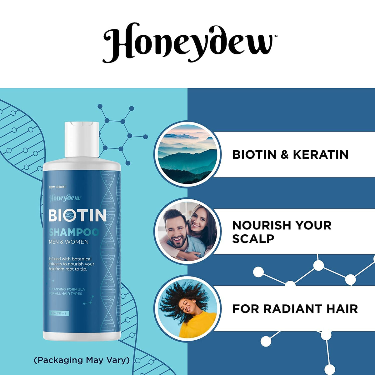 Biotin Shampoo and Conditioner Set Sulfate Paraben Silicone Free A357847