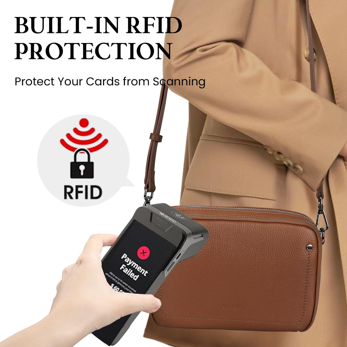 Genuine Leather Crossbody Bags Z3918
