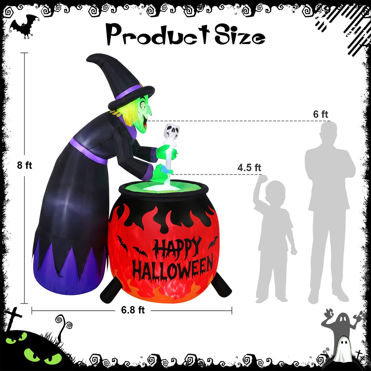 8FT Halloween Inflatable U721