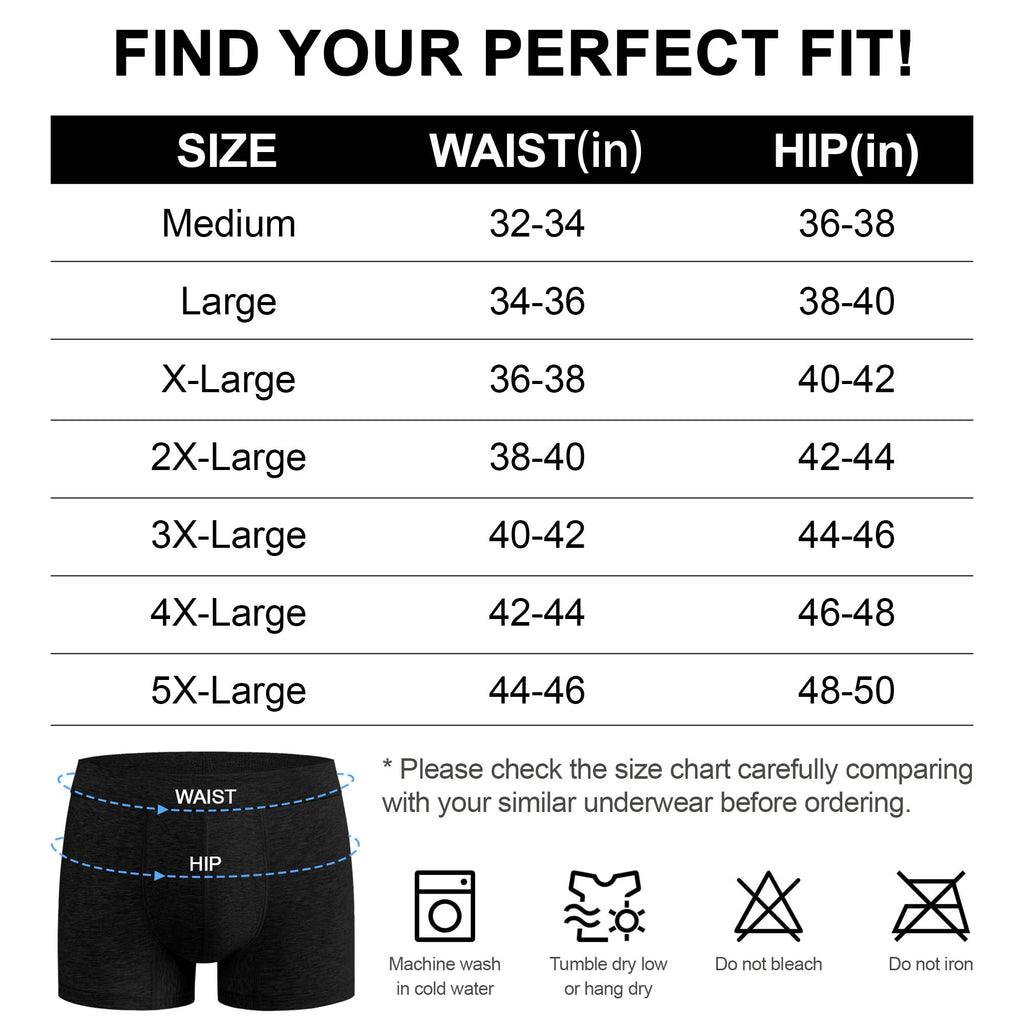 Mens Washable Incontinence Underwear 50ml Absorbent 4XL D518249