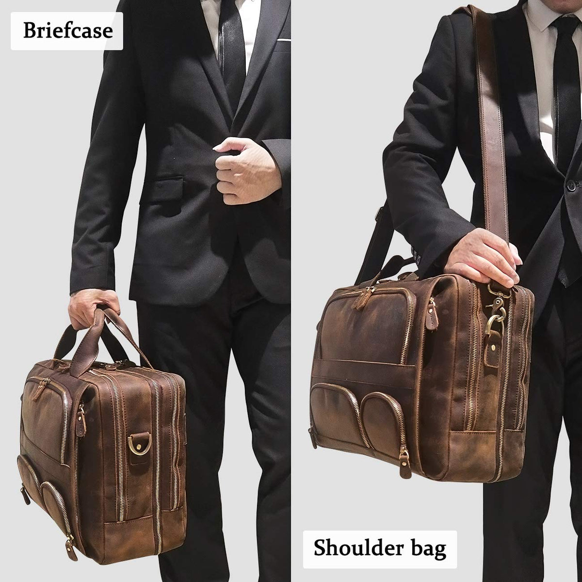 Genuine Leather Briefcase E9231