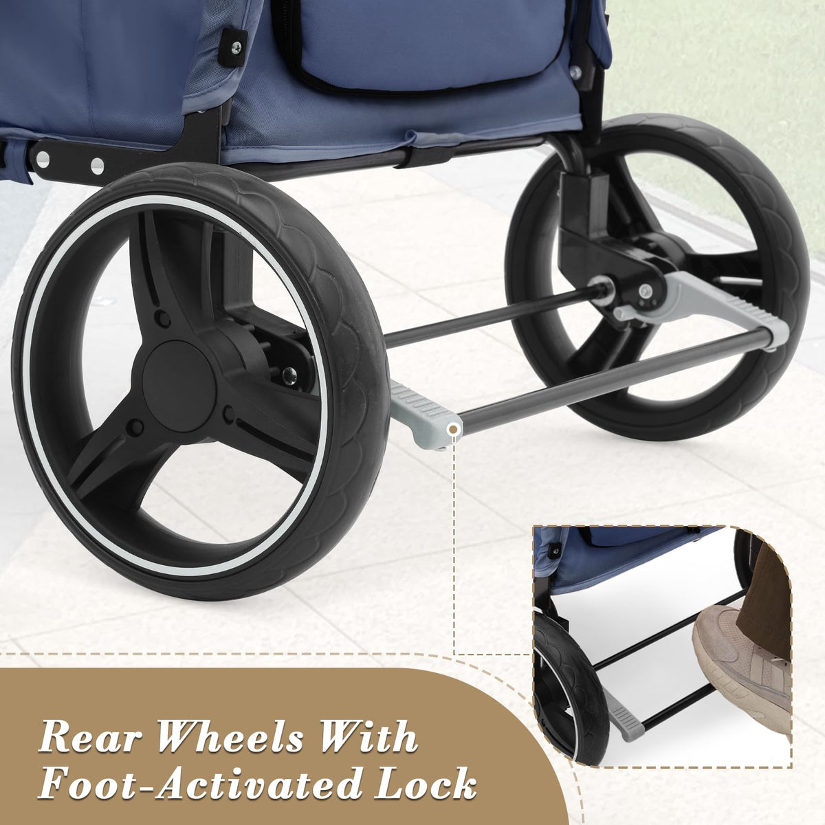 Blue Pet Stroller Z970733