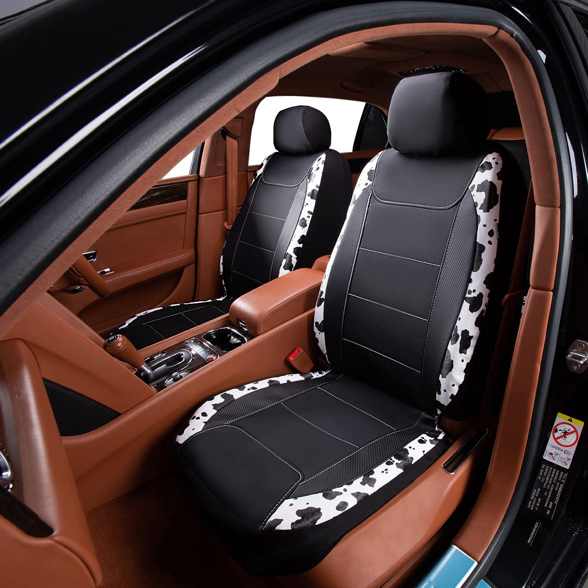 Water Proof Faux Leather Car Seat Covers Full Set K909265