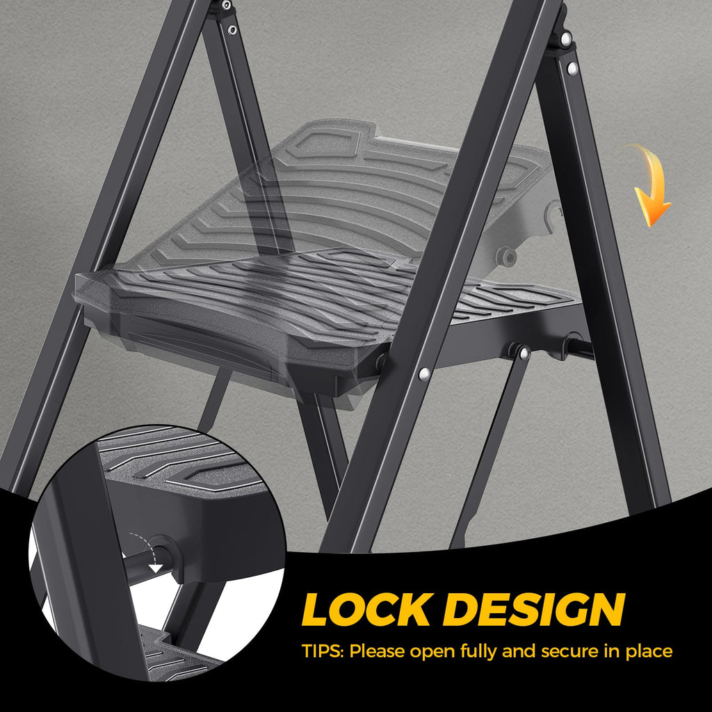 4 Step Steel Step Stool I4542