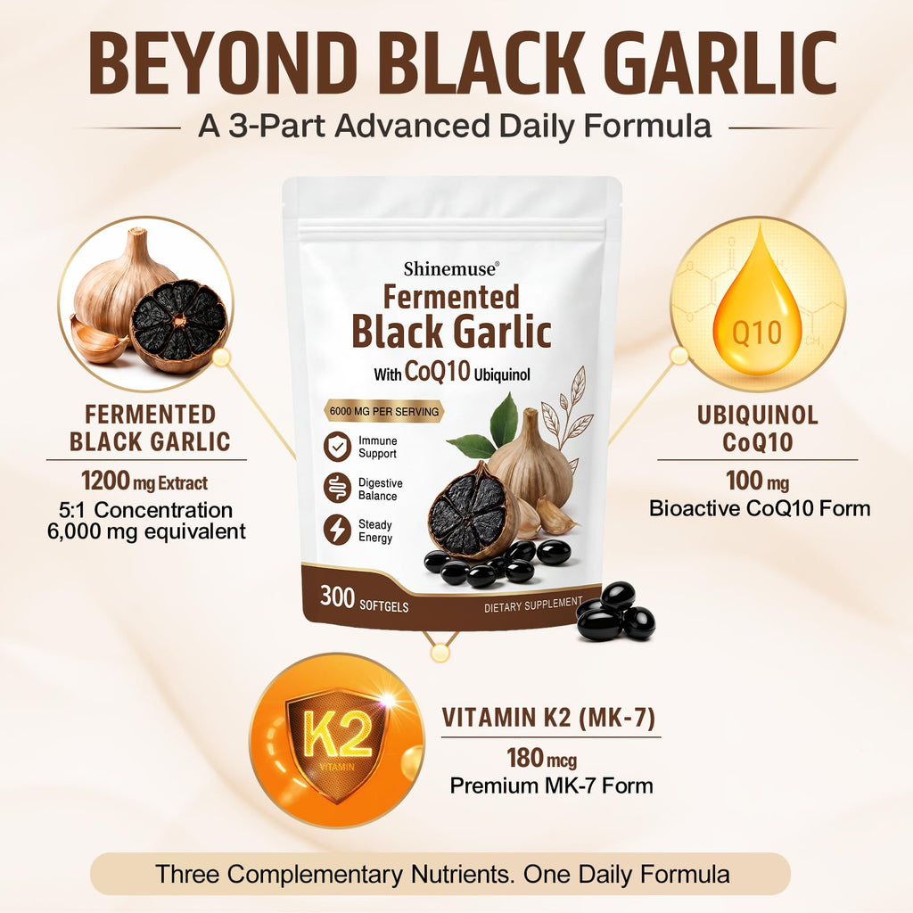 Black Garlic Extract 300 Softgels H95813