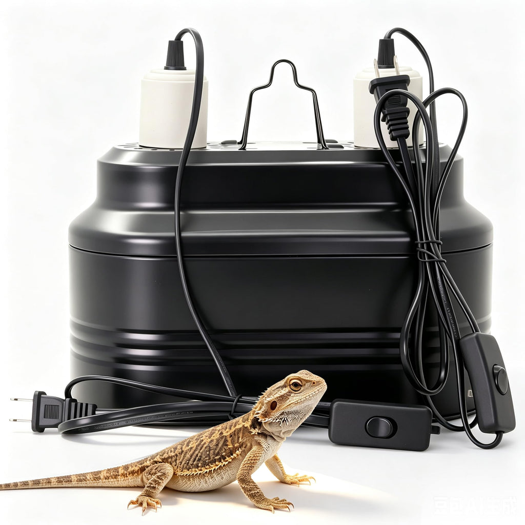 Reptile Light Fixture with Independent Switches L44930