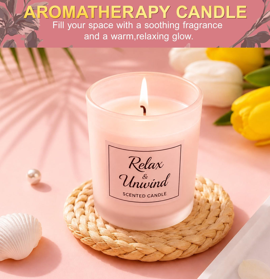 10-Piece Self Care Spa Gift Basket with Throw Blanket and Tumbler R7281