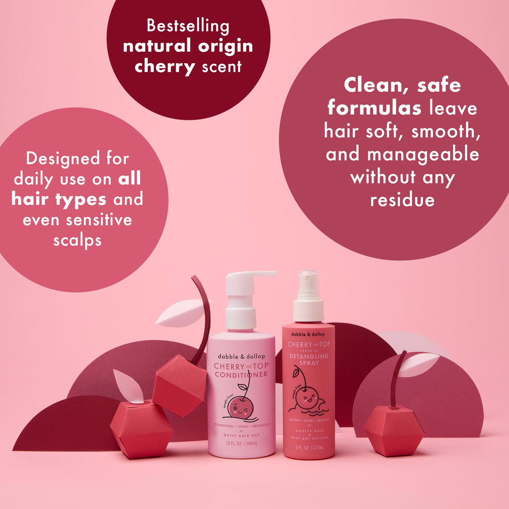 Kids Hair Conditioner & Leave-In Detangler Spray 2-Pack B3608