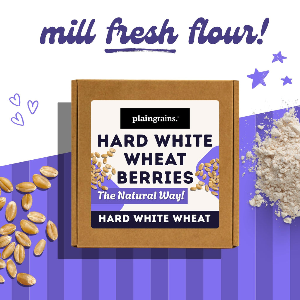 5.5 LB Dry Hard White Wheat Berries Whole Grain D749