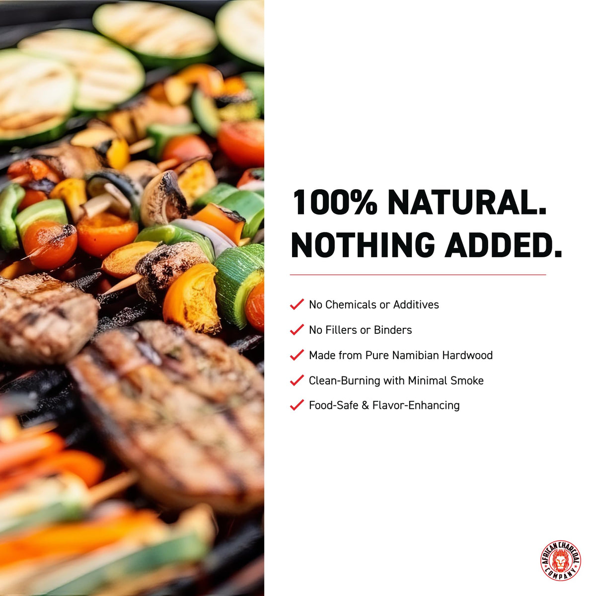 17.8 lb Natural Hardwood Lump Charcoal E7452