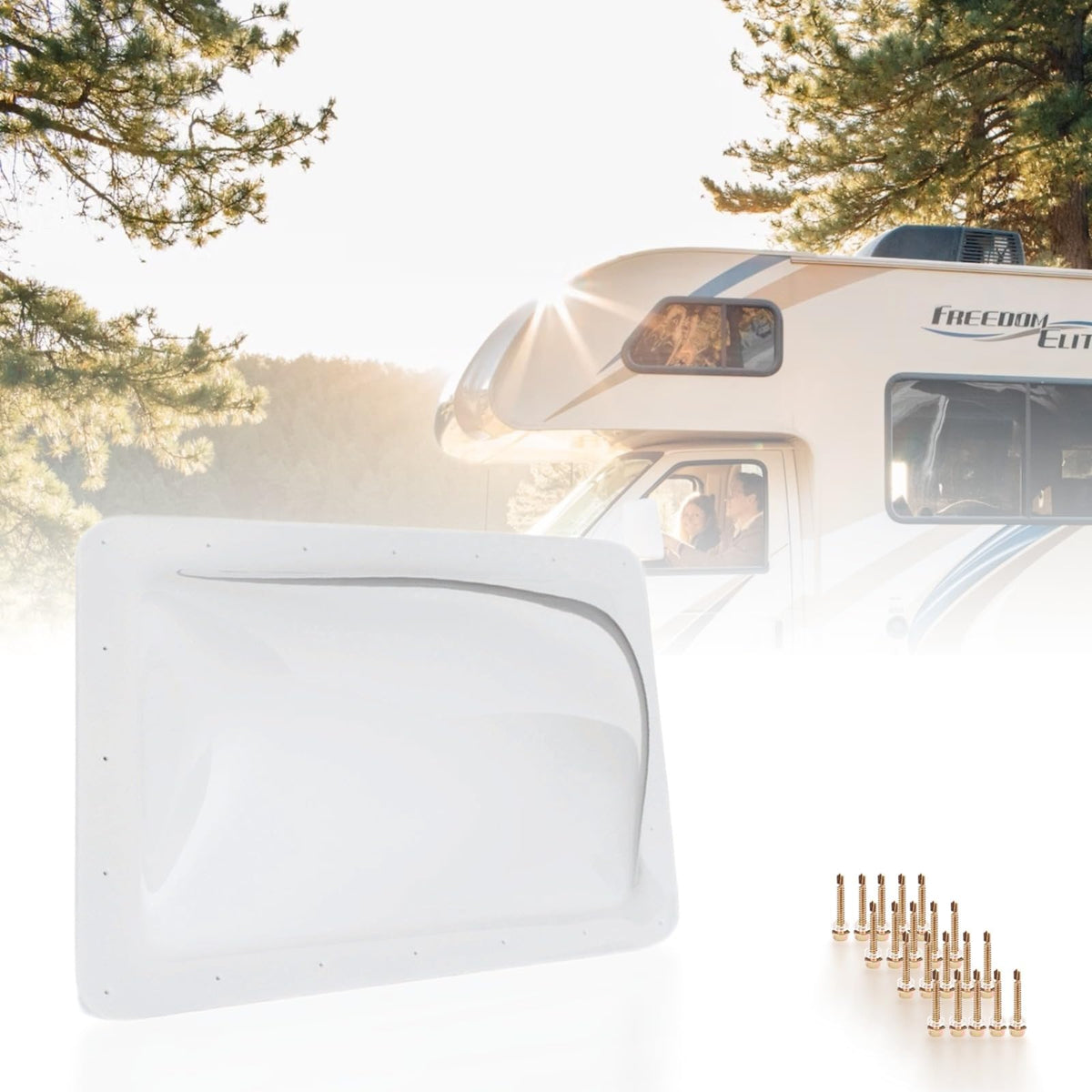 18" x 26" White RV Skylight Replacement M262598