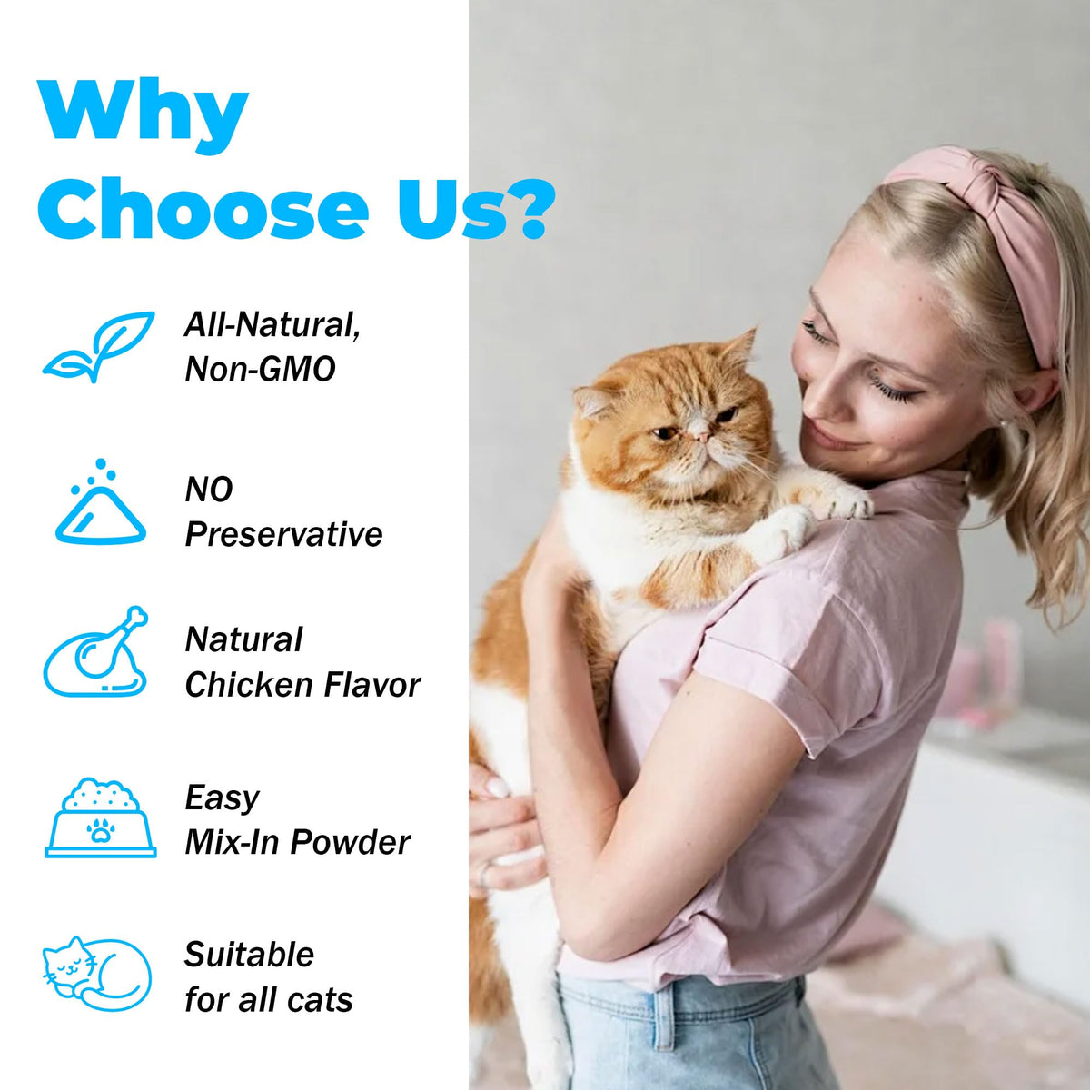 Chicken Flavor Cat Dental Care Powder 2.11 oz V76341