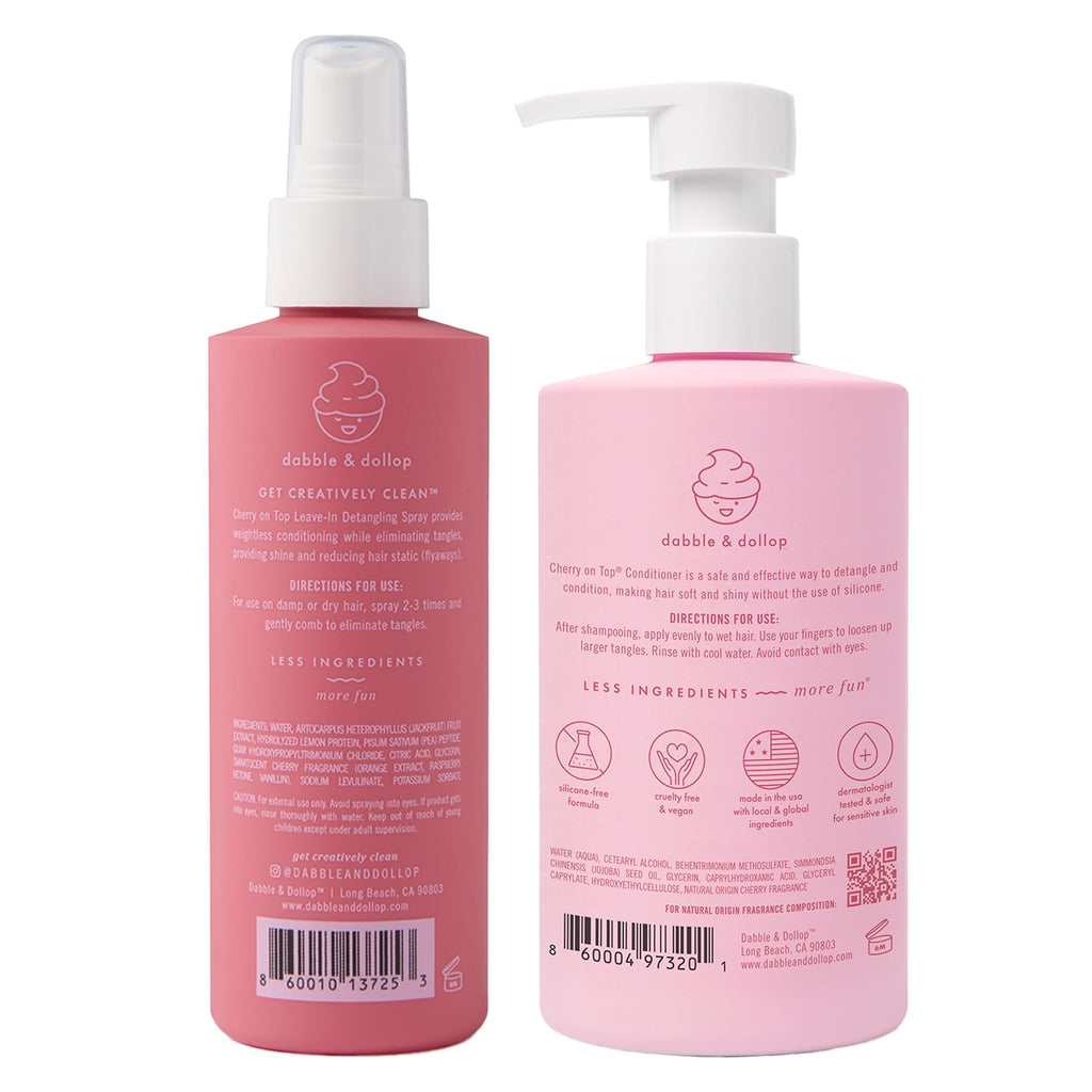 Kids Hair Conditioner & Leave-In Detangler Spray 2-Pack B3608