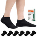 6 Pairs Low Cut Non Binding Bamboo Seamless Socks V849322
