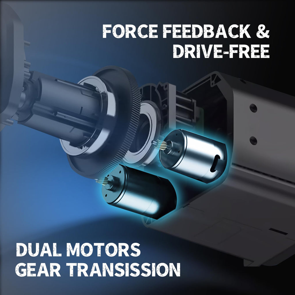 Force Feedback Gaming Steering Wheel M1696