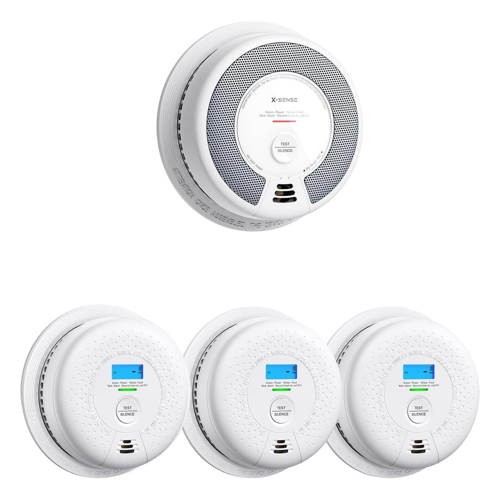 Wireless Interconnected Smoke and Carbon Monoxide Alarm 1-Pack and 3-Pack K606