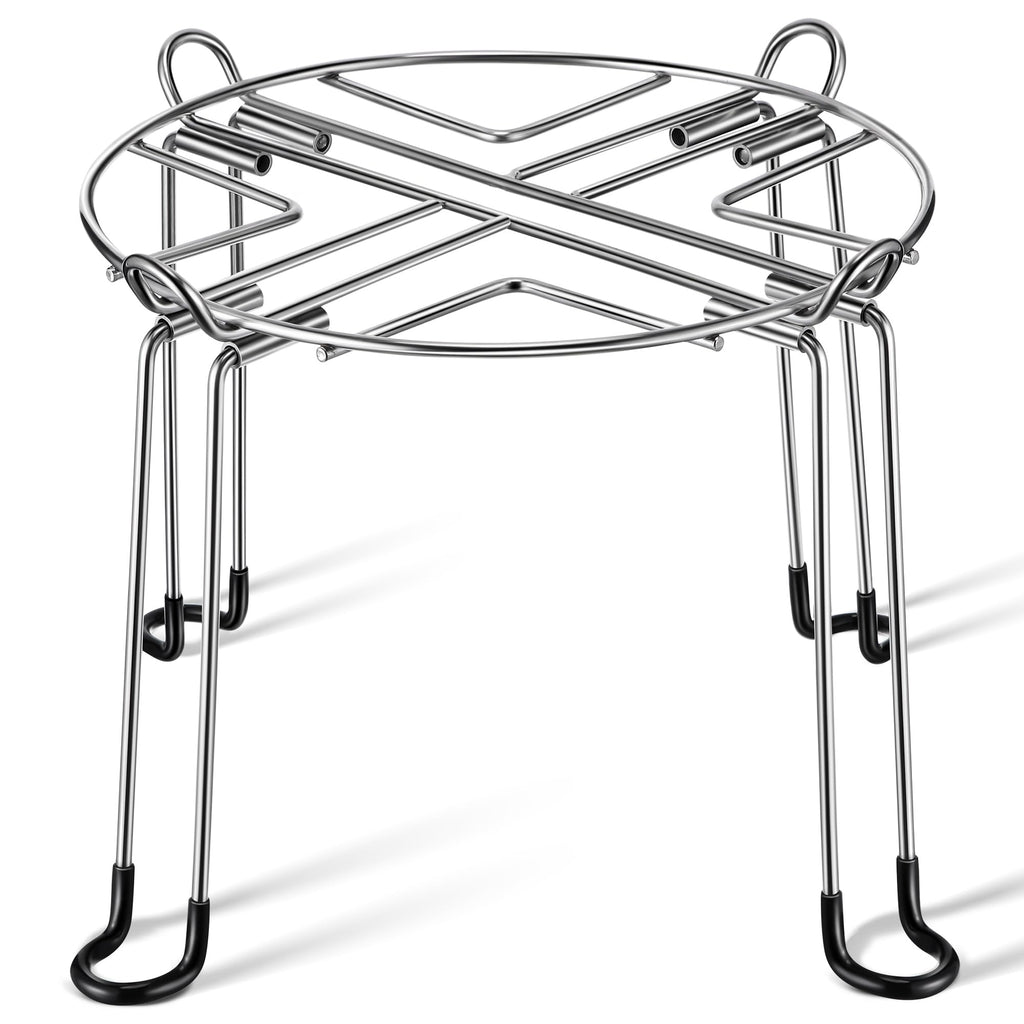 10" Diameter 8" Tall Stainless Steel Gravity Fed Water Filter Stand C517883