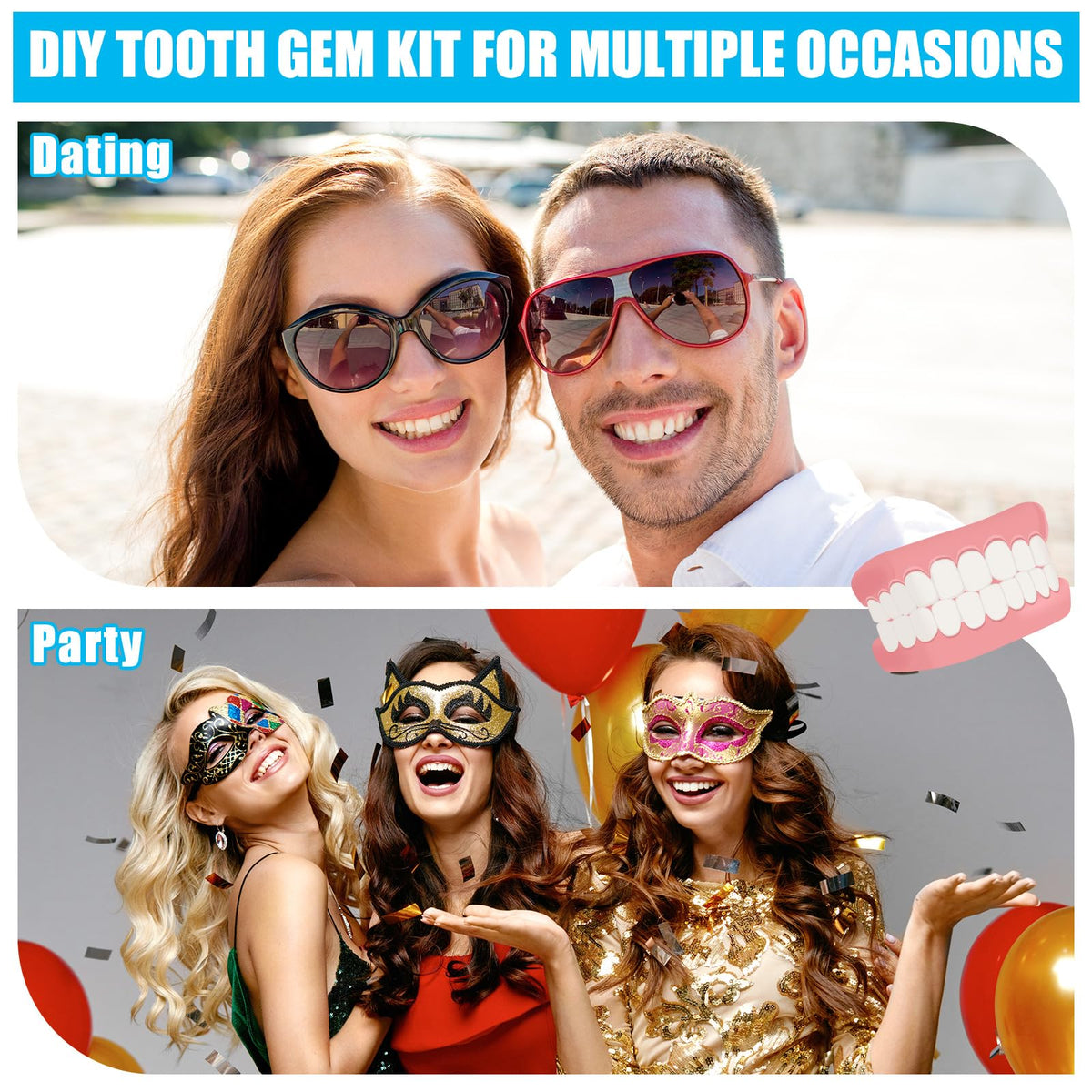 16 Pcs Dentures DIY Repair Kit U7022